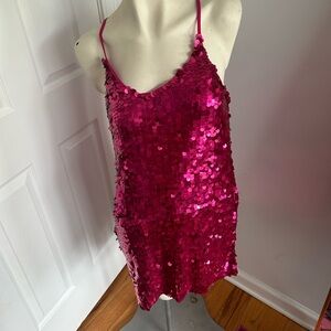 Walter baker pink sequin dress